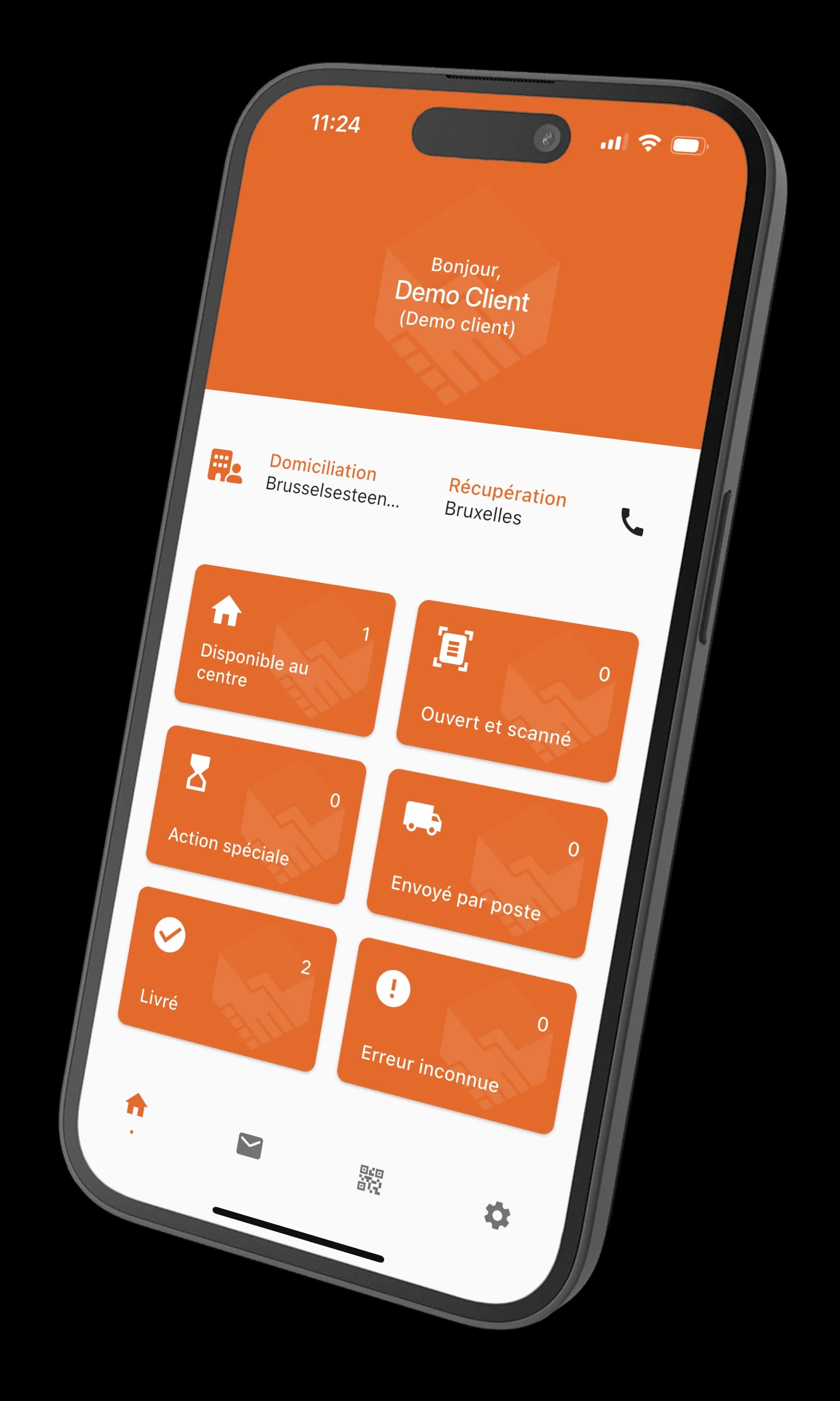 Application mobile Monsiegesocial - Gestion d'entreprise
